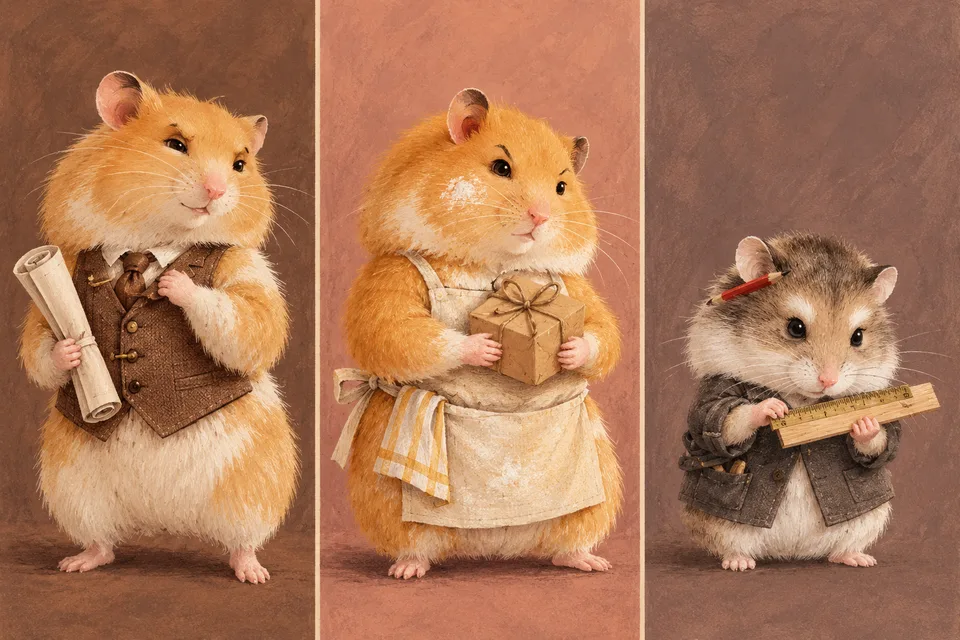 Pommilo, Bun and June
